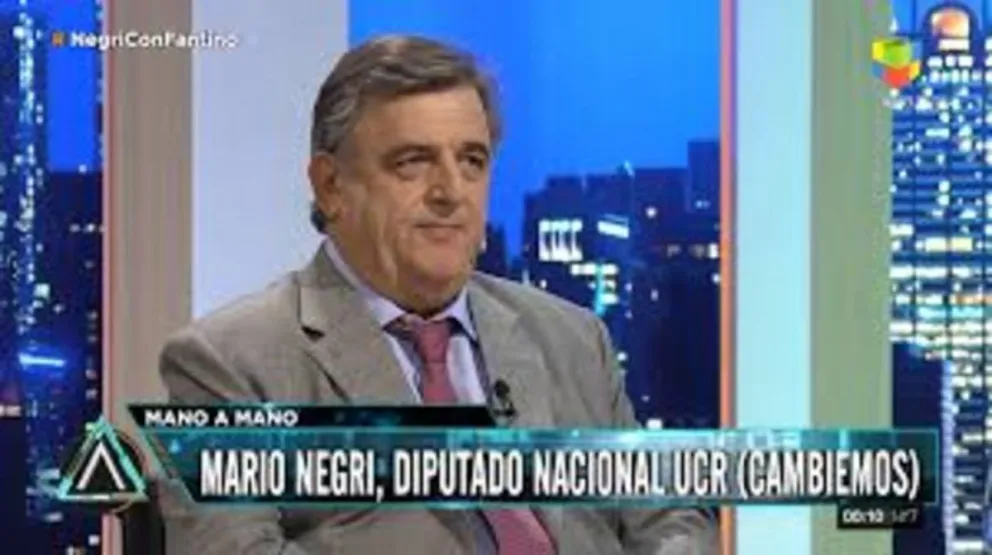 Fantino mano a mano con Mario Negri, Diputado Nacional UCR (Cambiemos)