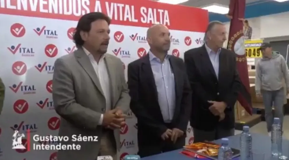 Sáenz formó parte de la inauguración de Vital, el nuevo super mayorista que abrió sus puertas en Salta