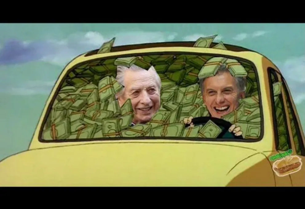 Macri le perdona a su padre una "pequeña" deuda de 70 mil millones