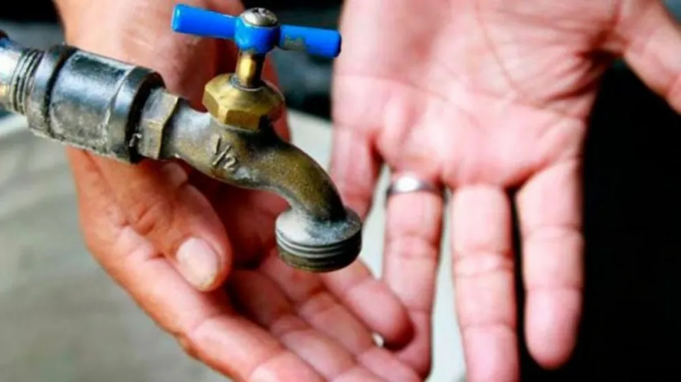 Barrios de zona sur no tendrán agua hoy
