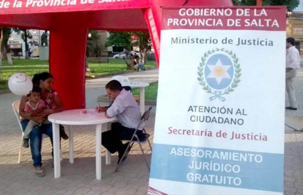 'La justicia cerca tuyo”: mirá dónde será el servicio de asesoramiento gratuito