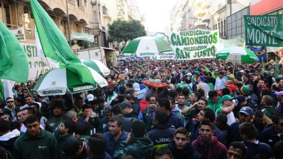 Los gremios amenazan con hacer paro si detienen a Pablo Moyano