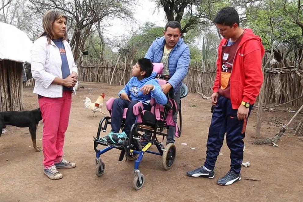 Primera Infancia implementa Tecnología Asistiva para niños con discapacidad: se beneficiaron familias wichies