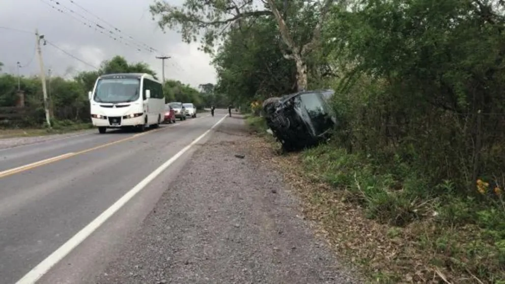 Espectacular vuelco de un salteño que conducía ebrio