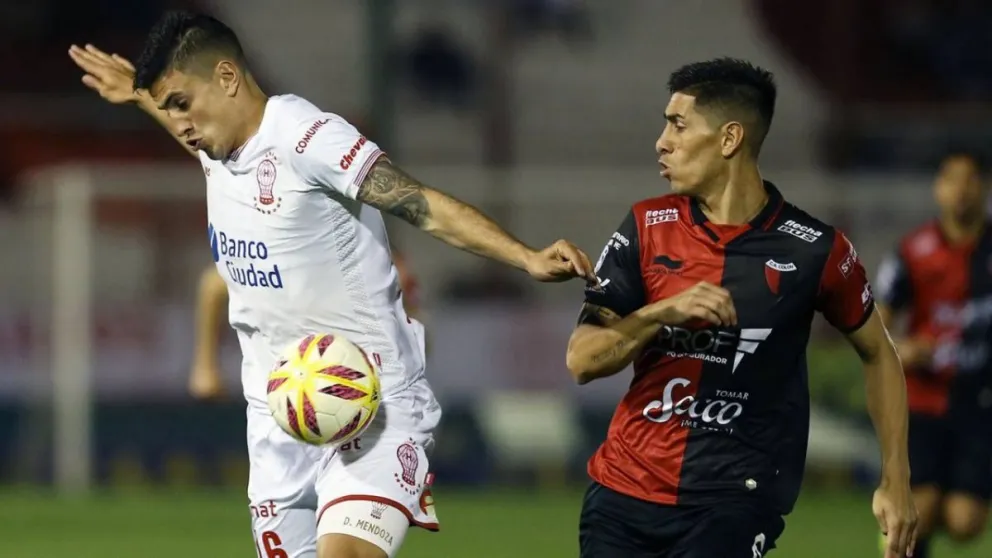 En un partidazo Huracán le ganó a Colón 3 a 2