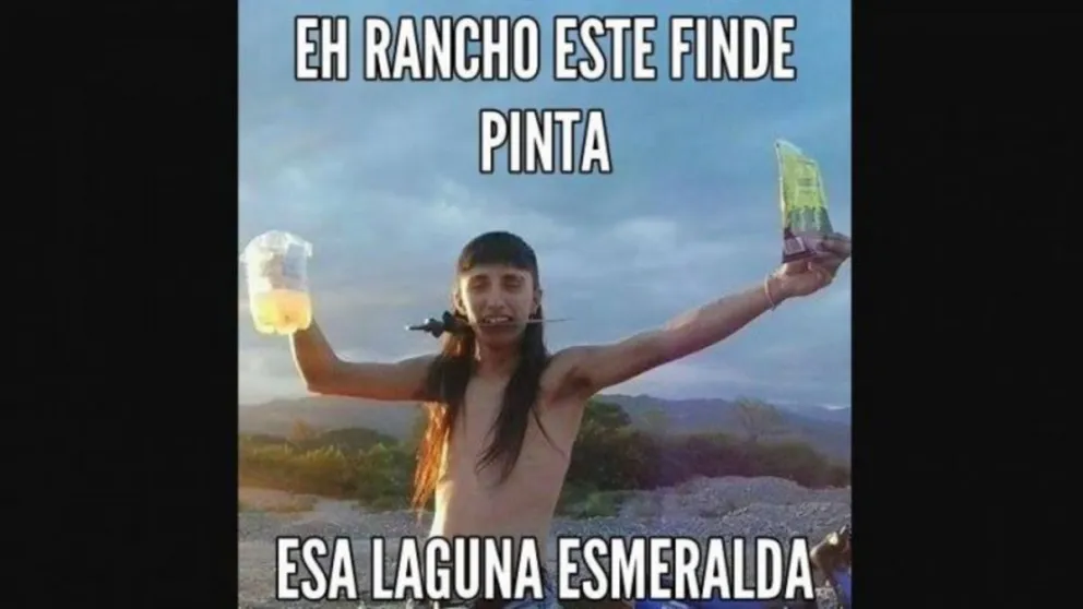 La peor cara de la Laguna Esmeralda