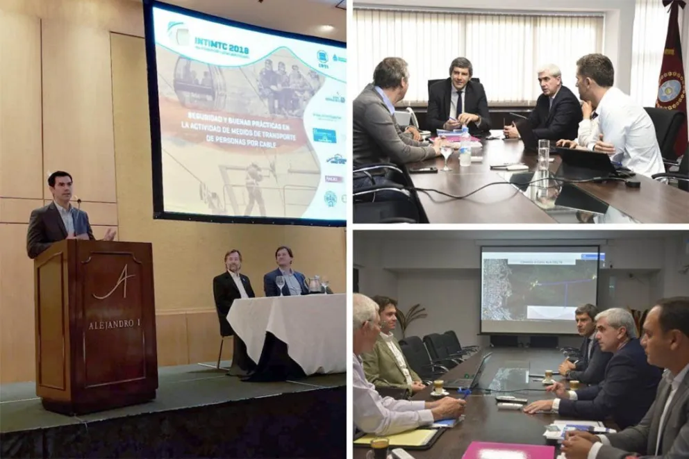 Urtubey analiza con empresarios la ampliación de un nuevo tramo del Teleférico