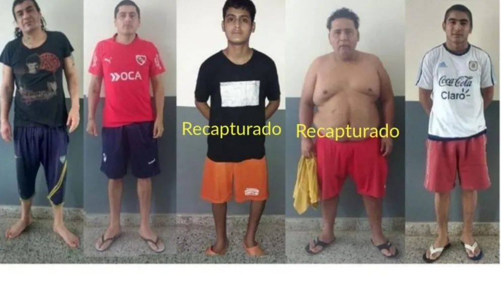 Recapturan a dos de los cinco prófugos