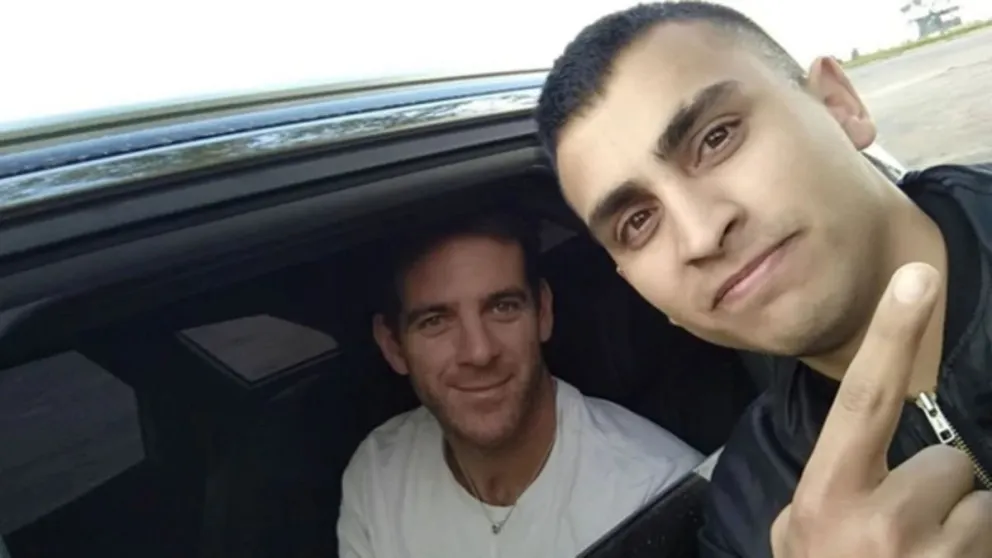 Hacía dedo en la ruta y Juan Martín del Potro lo levantó