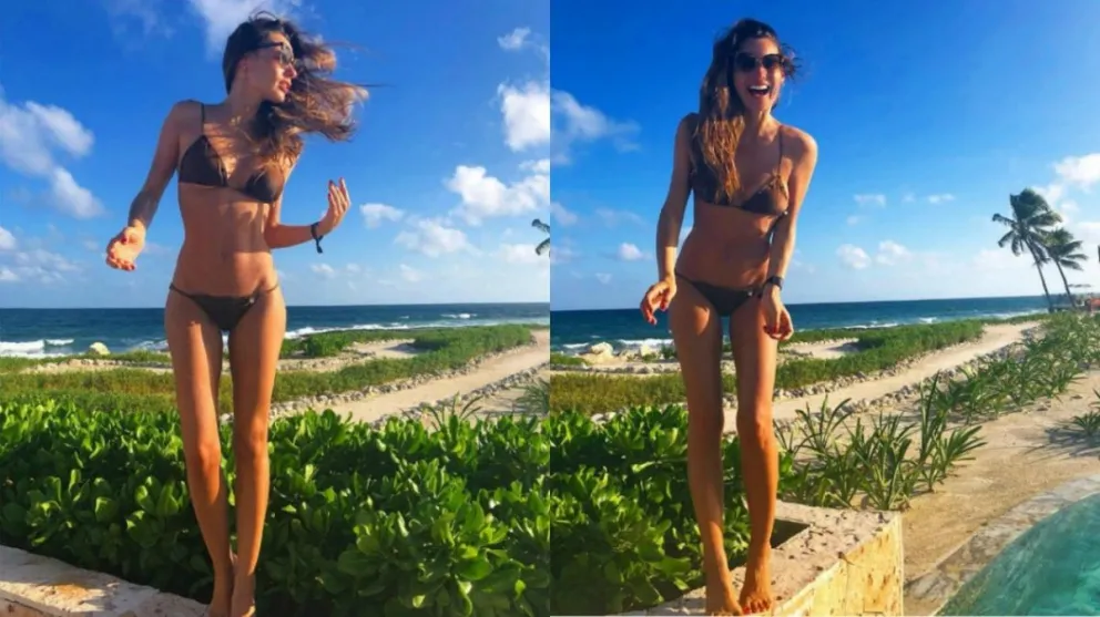 Pampita publicó en las redes sus fotos en Cancún y explotaron las críticas. FOTOS