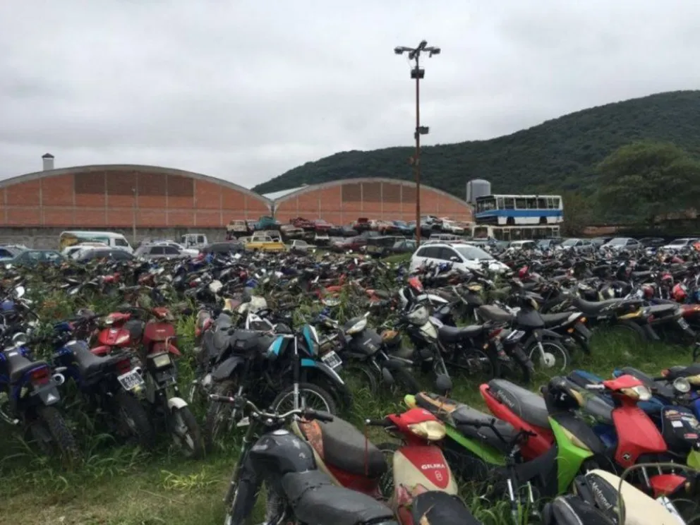 La próxima semana rematarán autos, motos y otros bienes secuestrados
