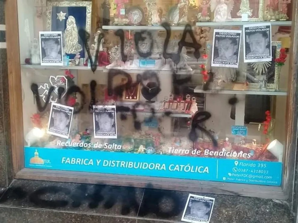 Grave escrache en plena vía pública
