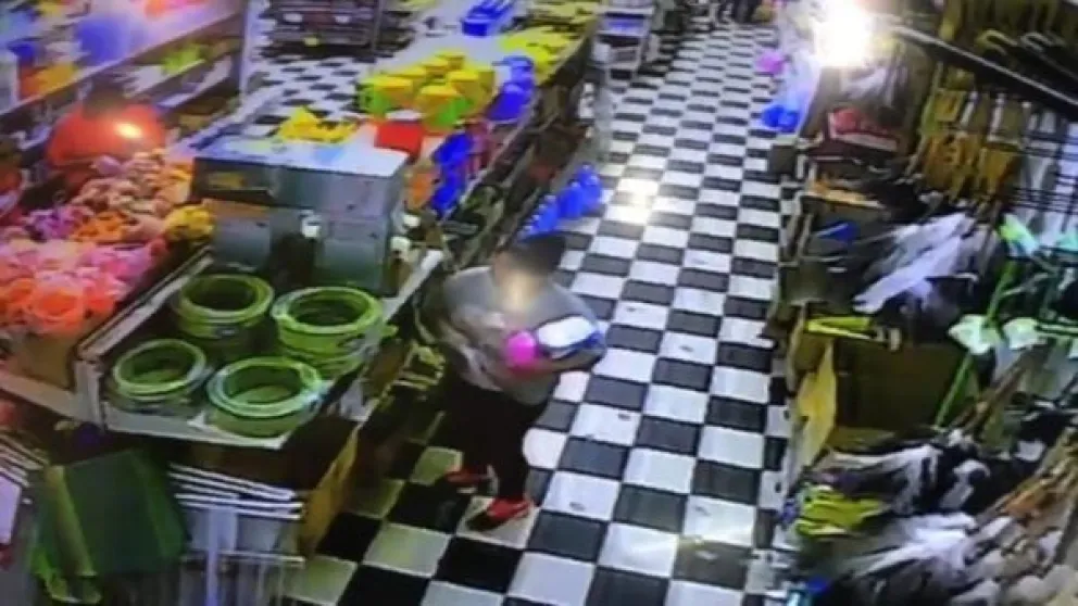 VIDEO. Dos mujeres robaron un negocio en Orán y quedaron filmadas