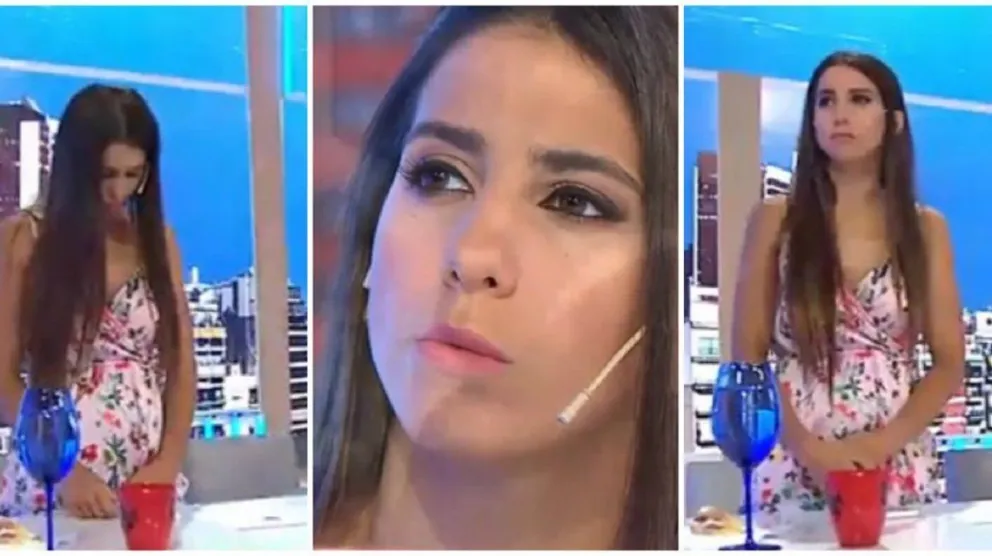 Los elocuentes gestos de Cinthia Fernández tras ser despedida en vivo