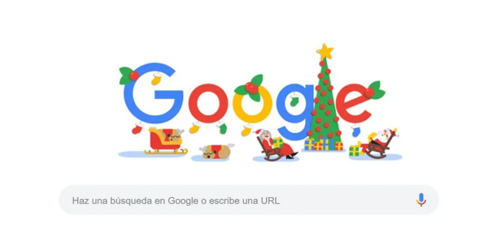 Google celebra la Navidad con un nuevo doodle