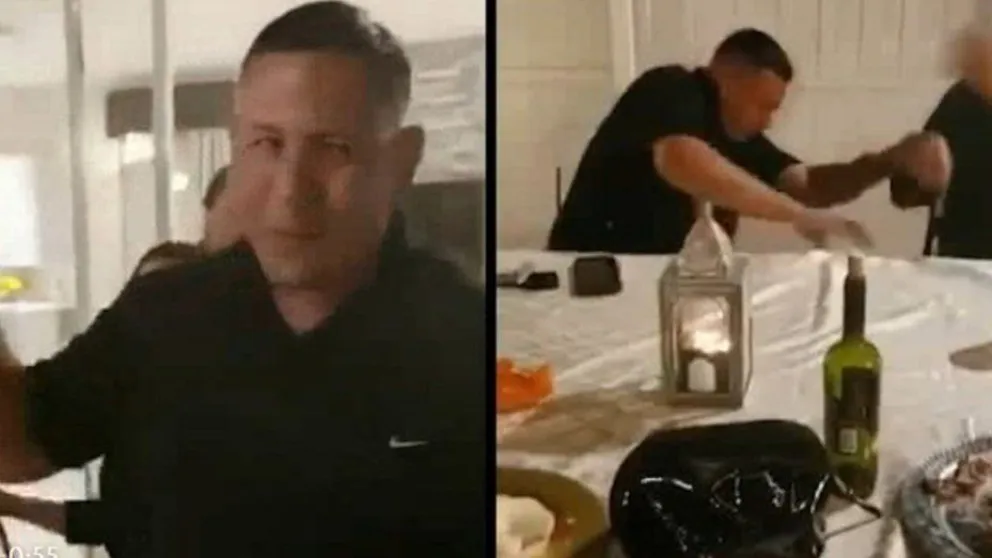 VIDEO: el terrible momento en el que una bala perdida mata a un hombre en una fiesta