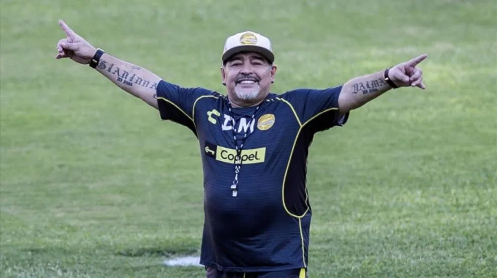 Gustavo Alfaro invitó a Diego Maradona a un entrenamiento de Boca
