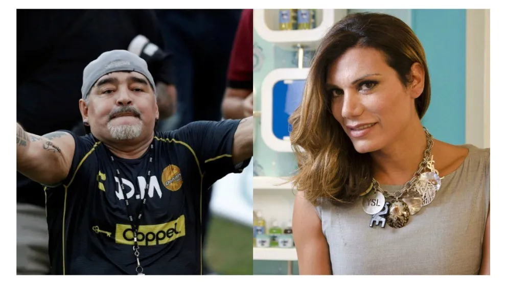 Diego Maradona discriminó a Flor de la V y la invitó a jugar un partido de fútbol