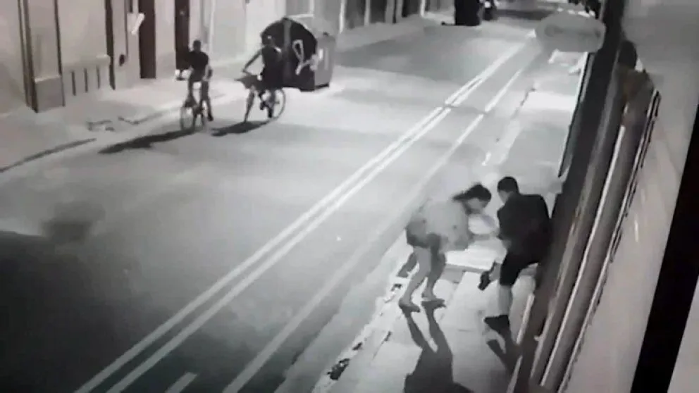 Así balearon al turista sueco en el centro porteño