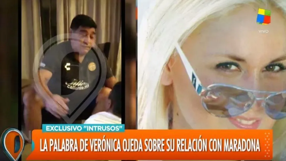 Verónica Ojeda y Diego Maradona, ¿nuevamente juntos?