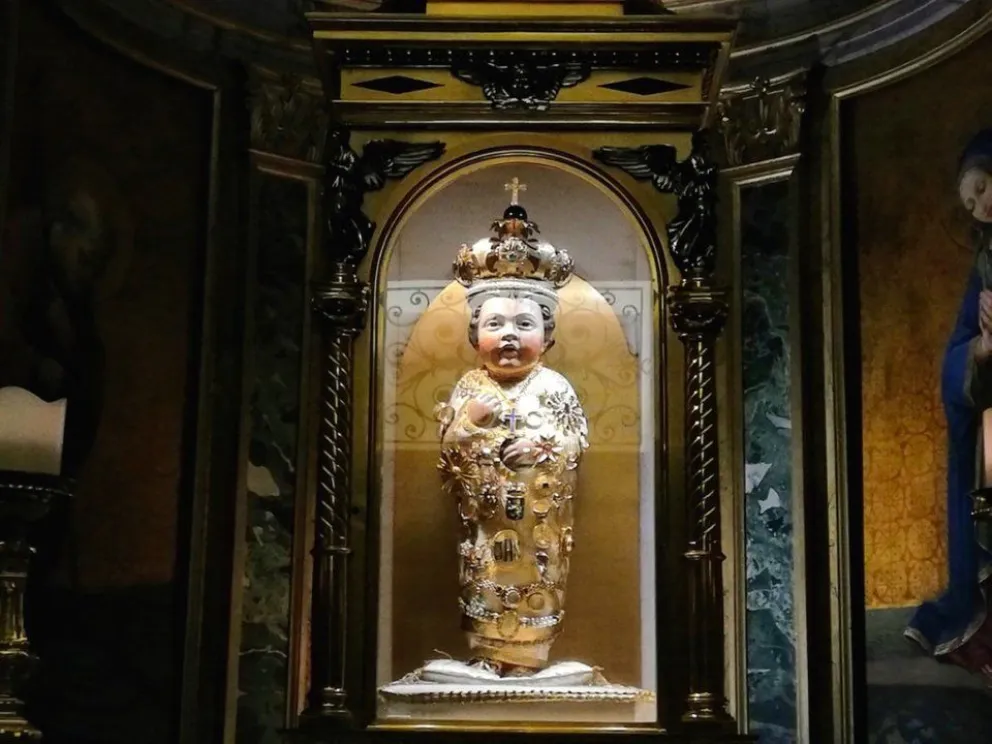 El milagroso Santo Niño Jesús del Ara Coeli en Roma