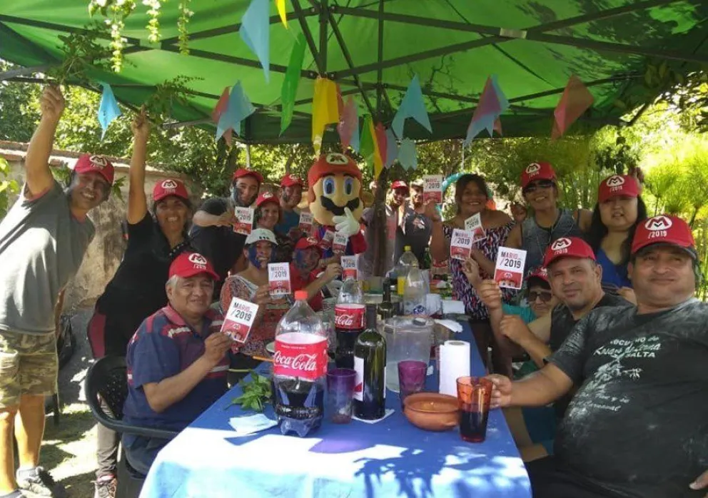 Un diputado salteño y Mario Bros juntos por Salta