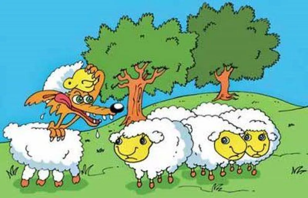 Fábulas: El lobo con piel de oveja