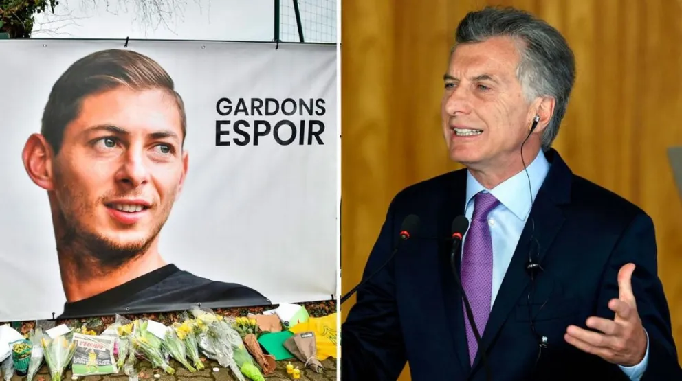 Macri les pidió a Francia e Inglaterra que reanuden la búsqueda del avión de Emiliano Sala