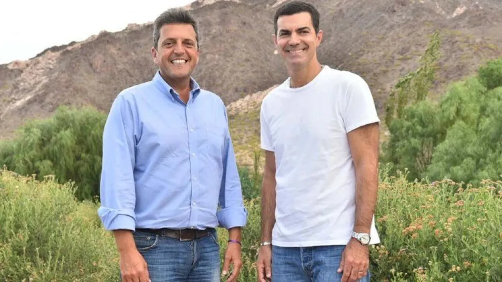 Massa-Urtubey: lanzaron sus candidaturas y se reunieron en Salta. Gustavo Sáenz también estuvo con el candidato tigrense