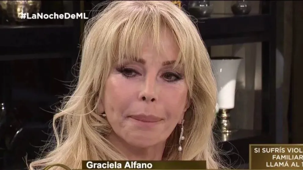 Conmovió a todos: Graciela Alfano lloró en la mesa de Mirtha, tras contar que fue abusada por un vecino