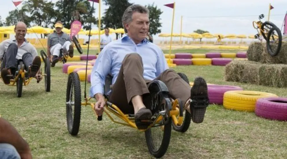 Como si nada pasará: Macri da la nota de nuevo