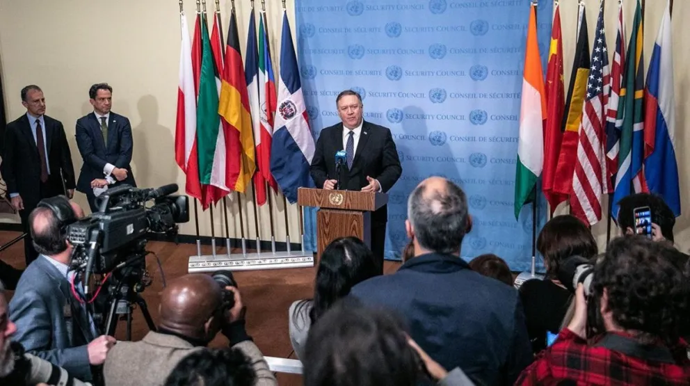 EEUU pide a los  países integrantes de la ONU un "bloqueo económico global" al gobierno de Nicolás Maduro