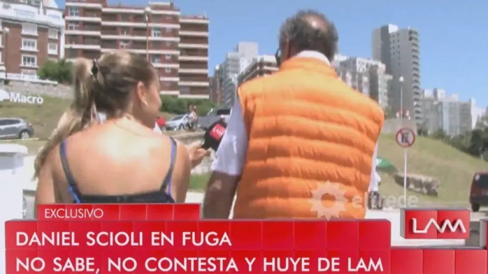 Video papelón: Daniel Scioli salió corriendo cuando le preguntaron por Gisela Berger