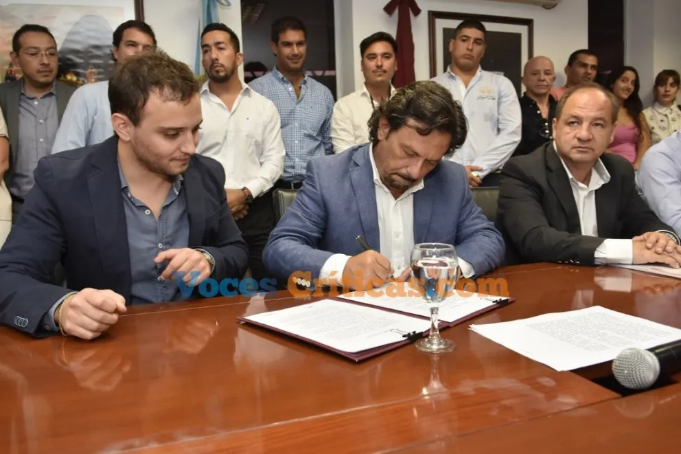 Omar Exeni: "El intendente Sáenz se comprometió para que tiremos todos para el mismo lado"