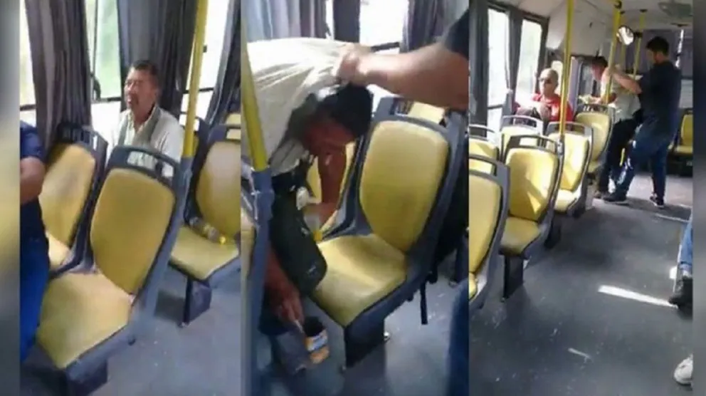 VIDEO. Pervertido se masturbaba en el colectivo. Mirá lo que hicieron con él