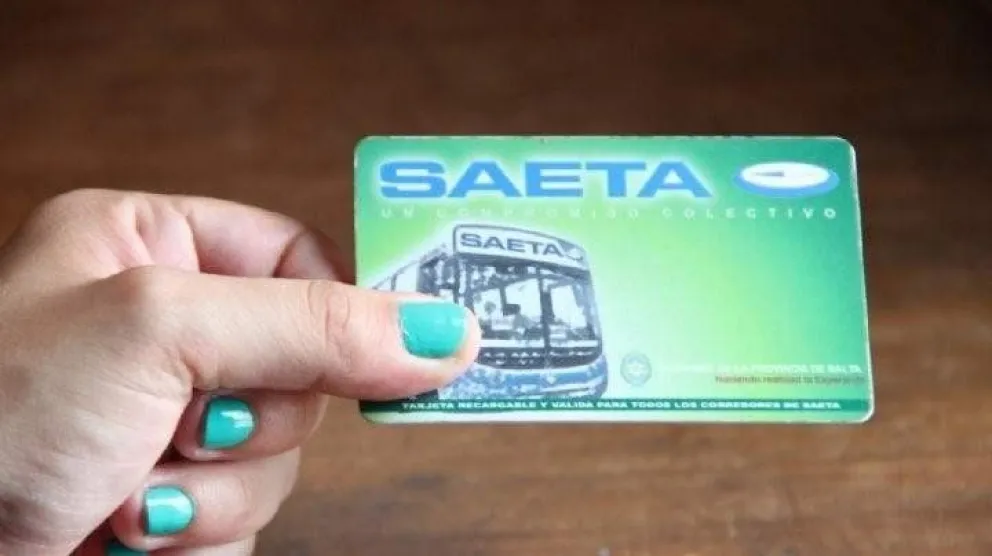 SAETA: subís al colectivo con tu tarjeta o no subís