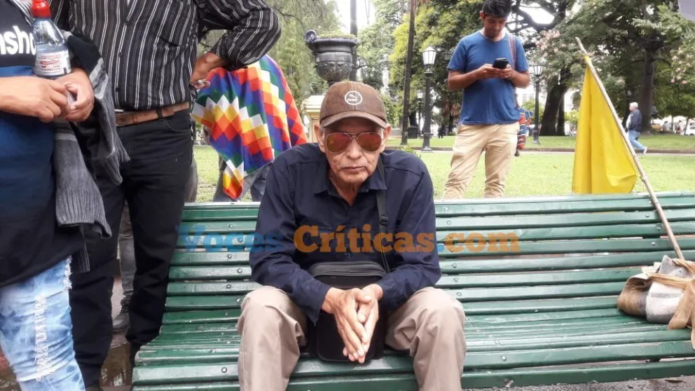 Indalecio Calermo: "Si no hay respuesta del gobierno, voy a colgarme en medio de la plaza"