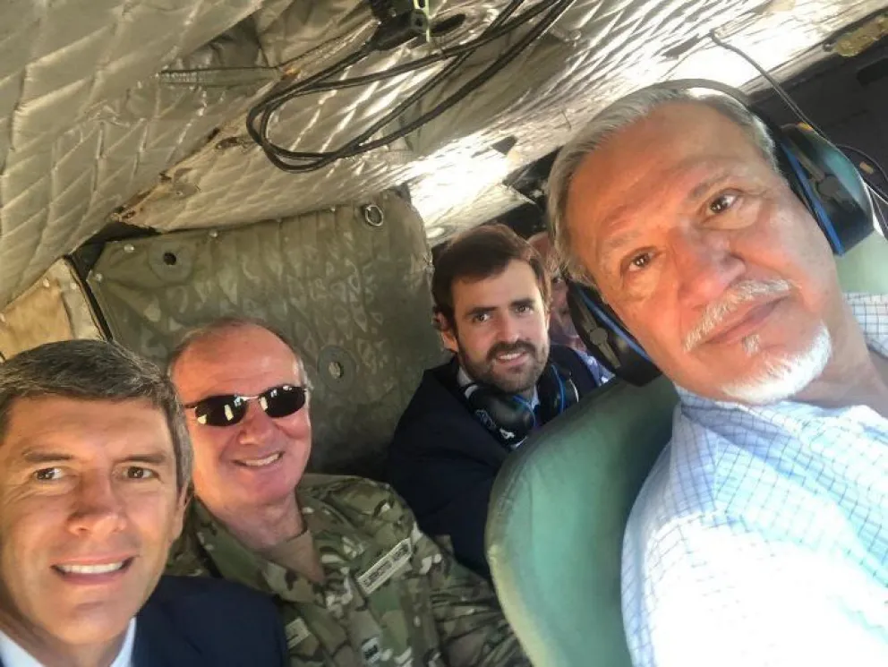 Paseo aéreo: Yarade y Romero volaron sobre la Circunvalación Oeste