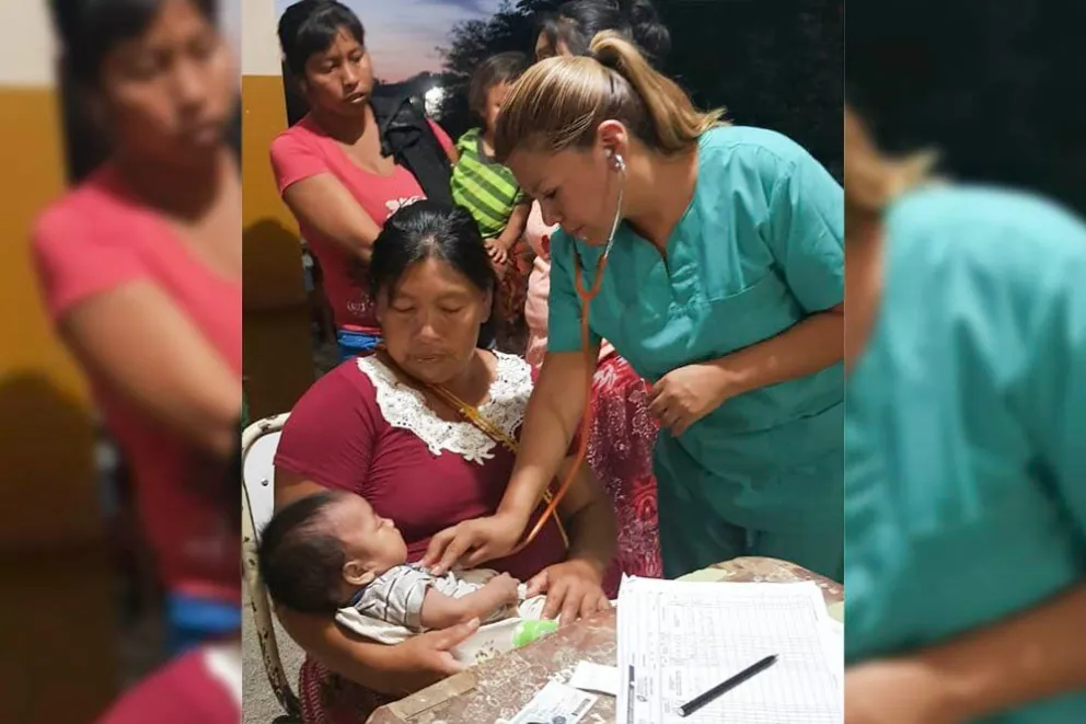 TEMPORAL SALTA:  traslado aéreo de pacientes de comunidades que quedaron aisladas por el agua