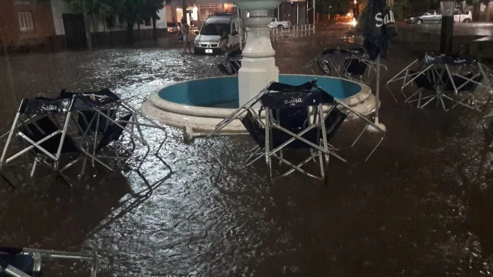 Salta bajo el agua: así quedaron algunas zonas después de las tormentas. VIDEO