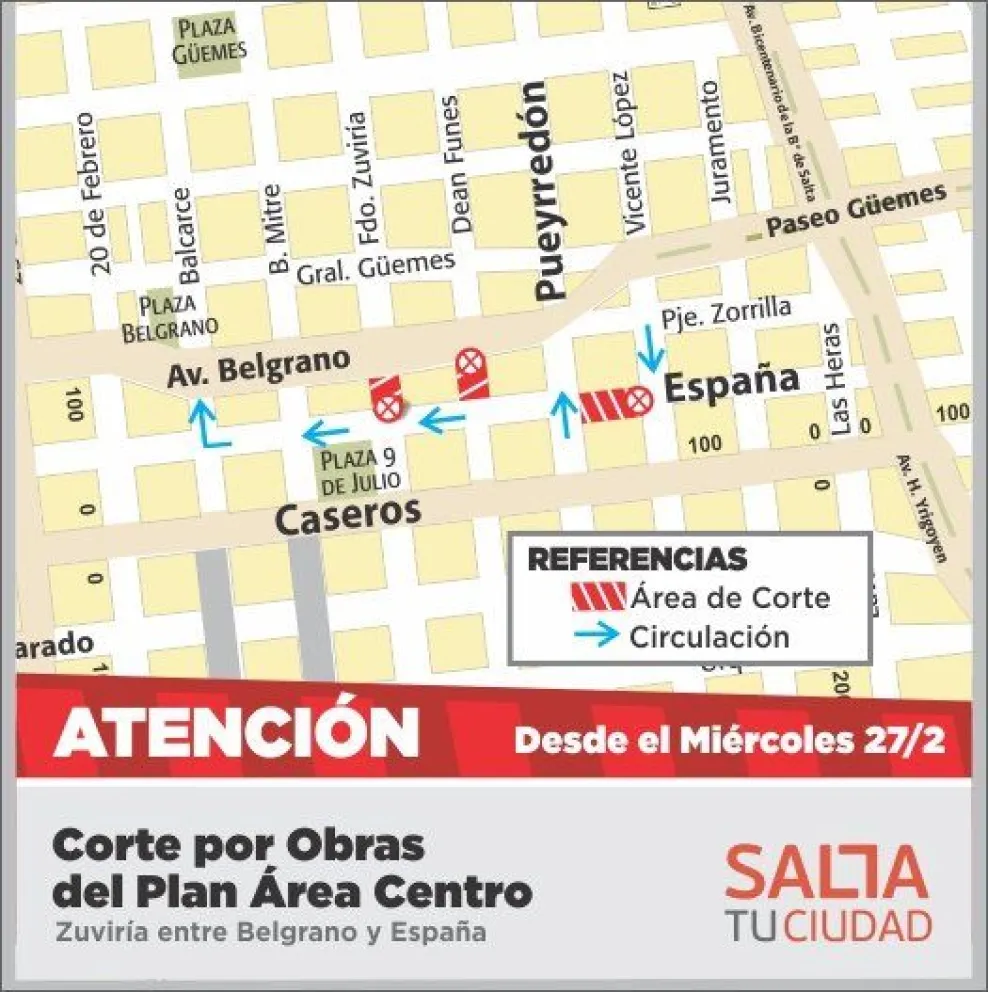 Nuevos cortes de calle hoy miércoles: conocé cuáles son y por donde podrás circular