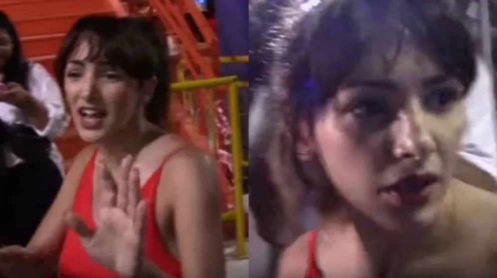 Escándalo y gritos: Thelma Fardin se fue llorando de un evento . Mirá el video