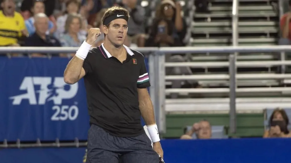 Juan Martín del Potro se metió en cuartos de final tras superar a Reilly Opelka