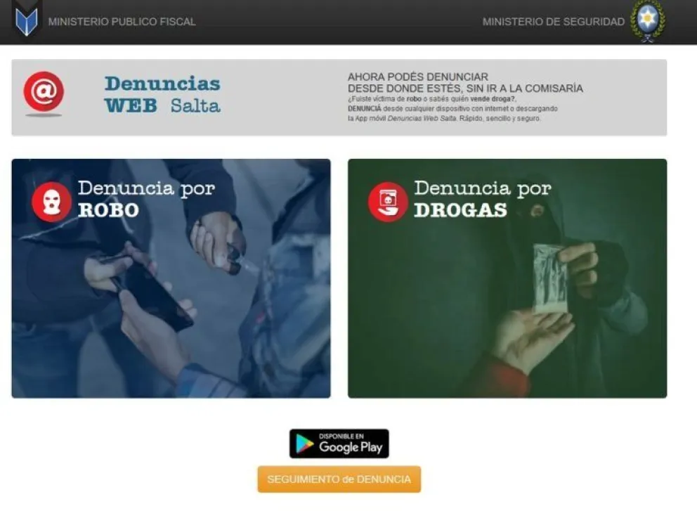 Lanzan una aplicación para realizar denuncias sobre drogas y robos