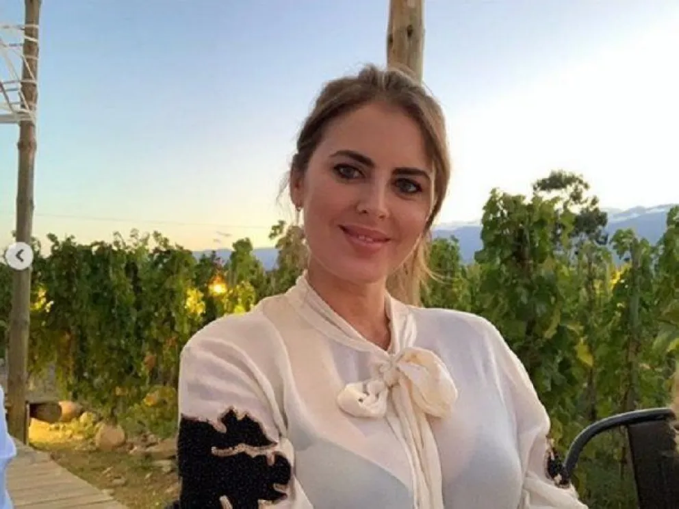 Las fotos con las que Silvina Luna recordó su video hot en el viñedo