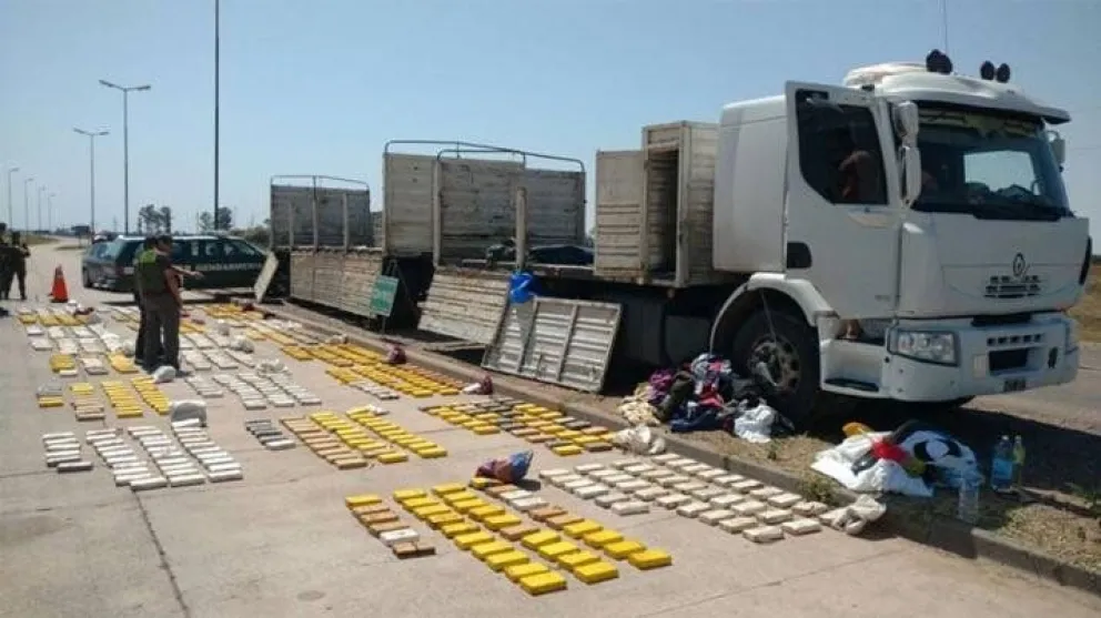  De bananas a cocaína: cayó camionero narco