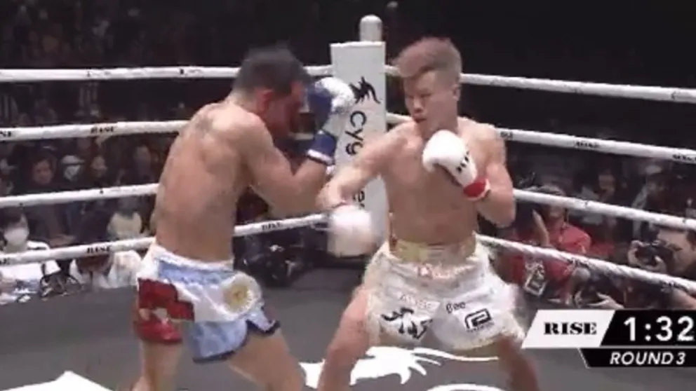 La demoledora patada de Tenshin Nasukawa al argentino Federico Roma