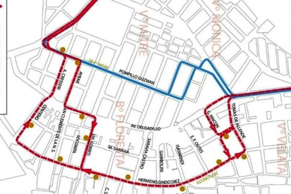 Empezó a funcionar la línea 2B de Ramal Floresta