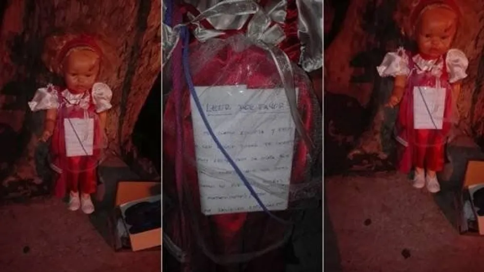 La historia de la muñeca con moretón que pide ser adoptada