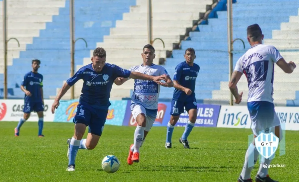 Gimnasia y Tiro empató 2 a 2 ante San Martín de Formosa: Mirá los goles